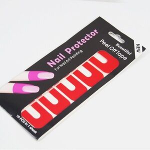Nail Protector Peel Off Tape - Red